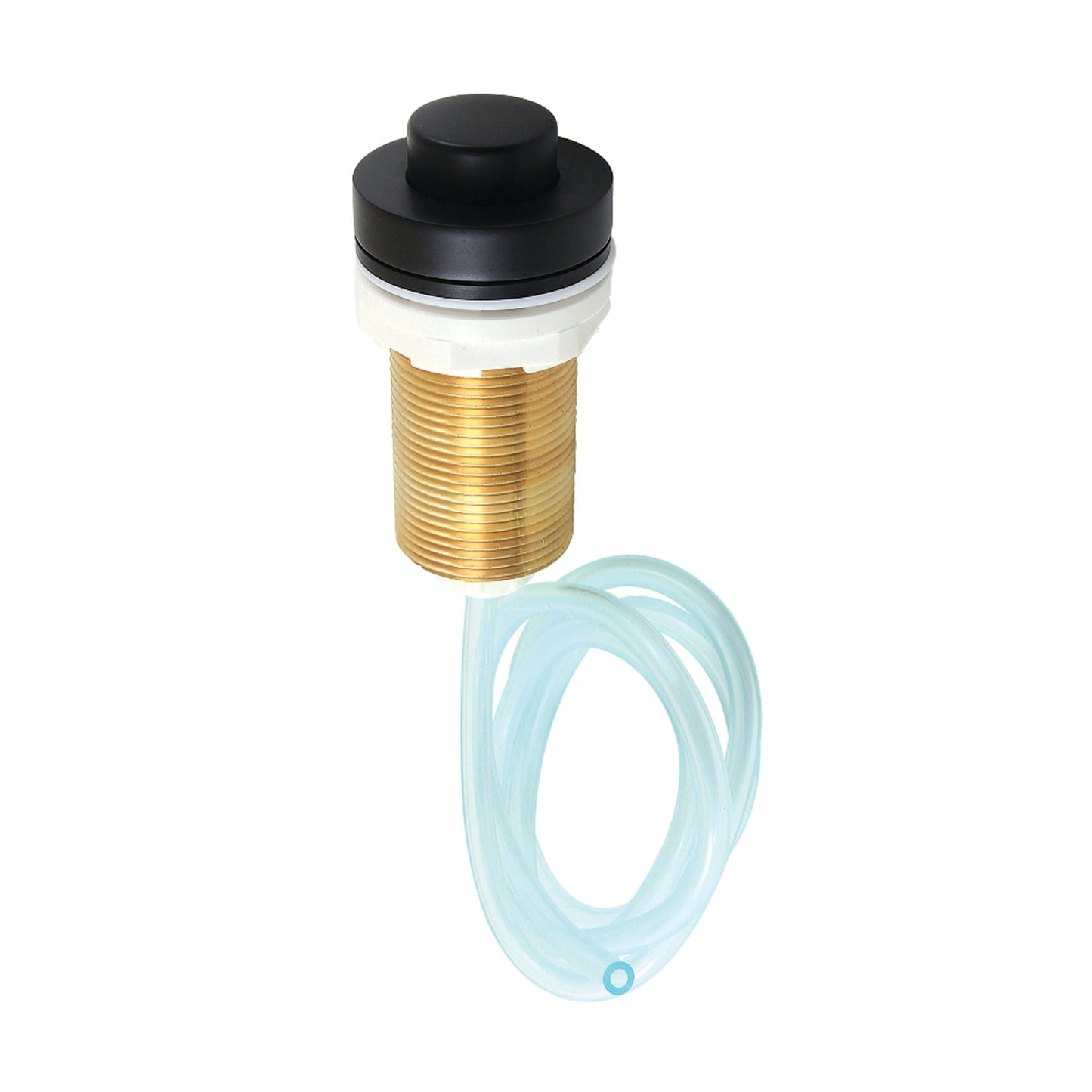 Kingston Brass KAM210 Trimscape Garbage Disposal Air Switch Button in Matte Black