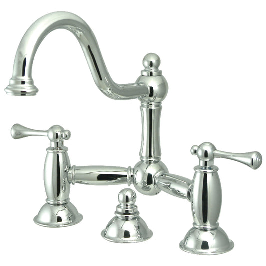 Kingston Brass KB1481PL Deck Mount Bar Faucet, Polished Chrome