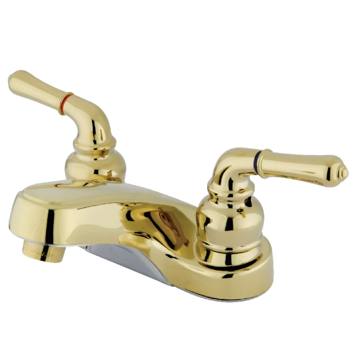 Kingston Brass Grifo de BaÃ±o Central de 4 Pulgadas en Acabado Cromado Pulido
