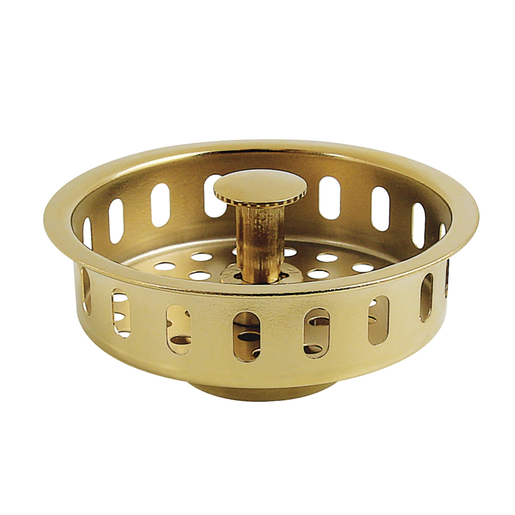 Kingston Brass KBP2002 Made to Match Kitchen Sink Basket Strainer, Polished Brass