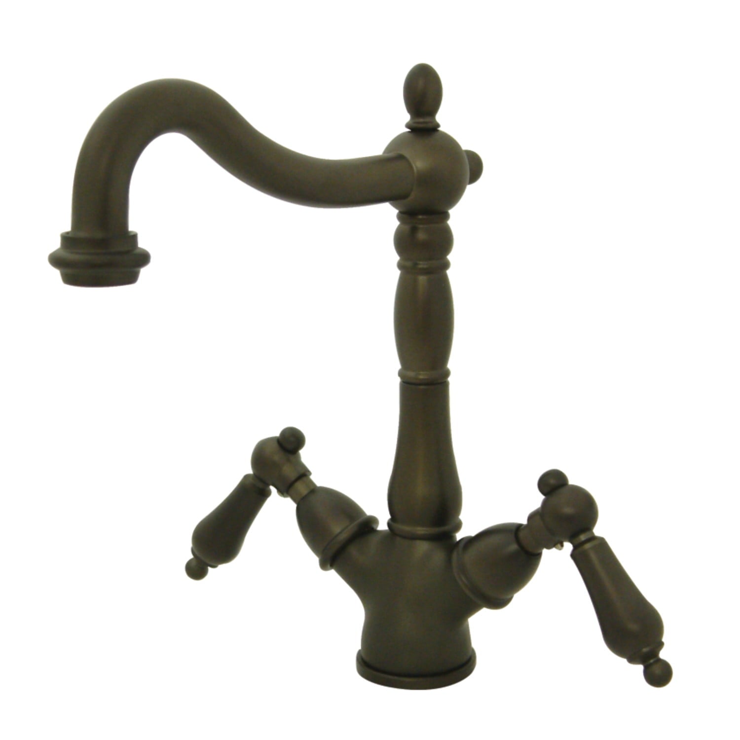 Kingston Brass KS1495AL Heritage 2-Handle Vessel Sink Faucet, Oil Rubbed Bronze
