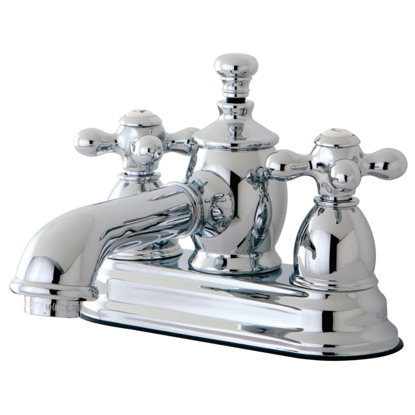Kingston Brass KS7001AX 4 in. Centerset Bathroom Faucet, Polished Chrome