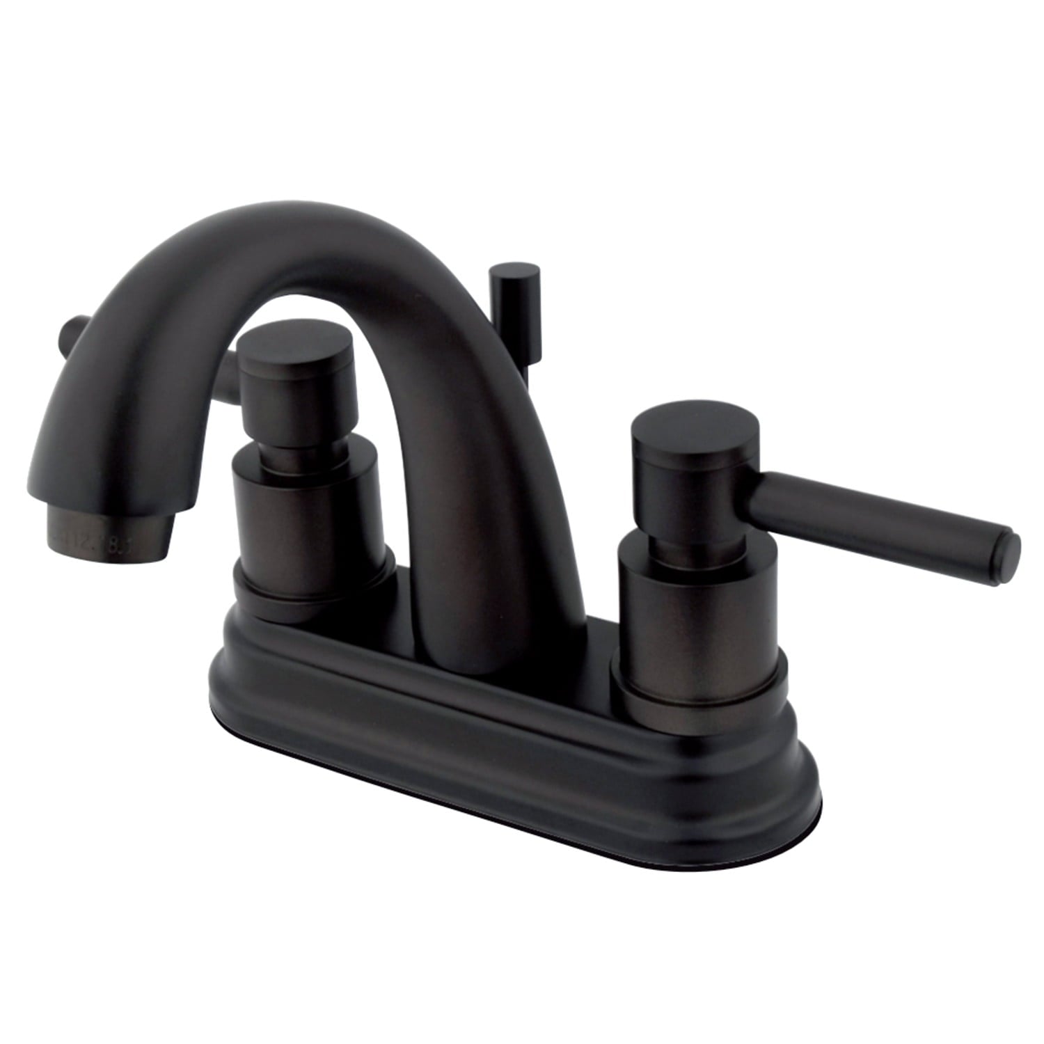 Kingston Brass KS8615DL 4 in. Centerset Bathroom Faucet, Oil Rubbed Bronze