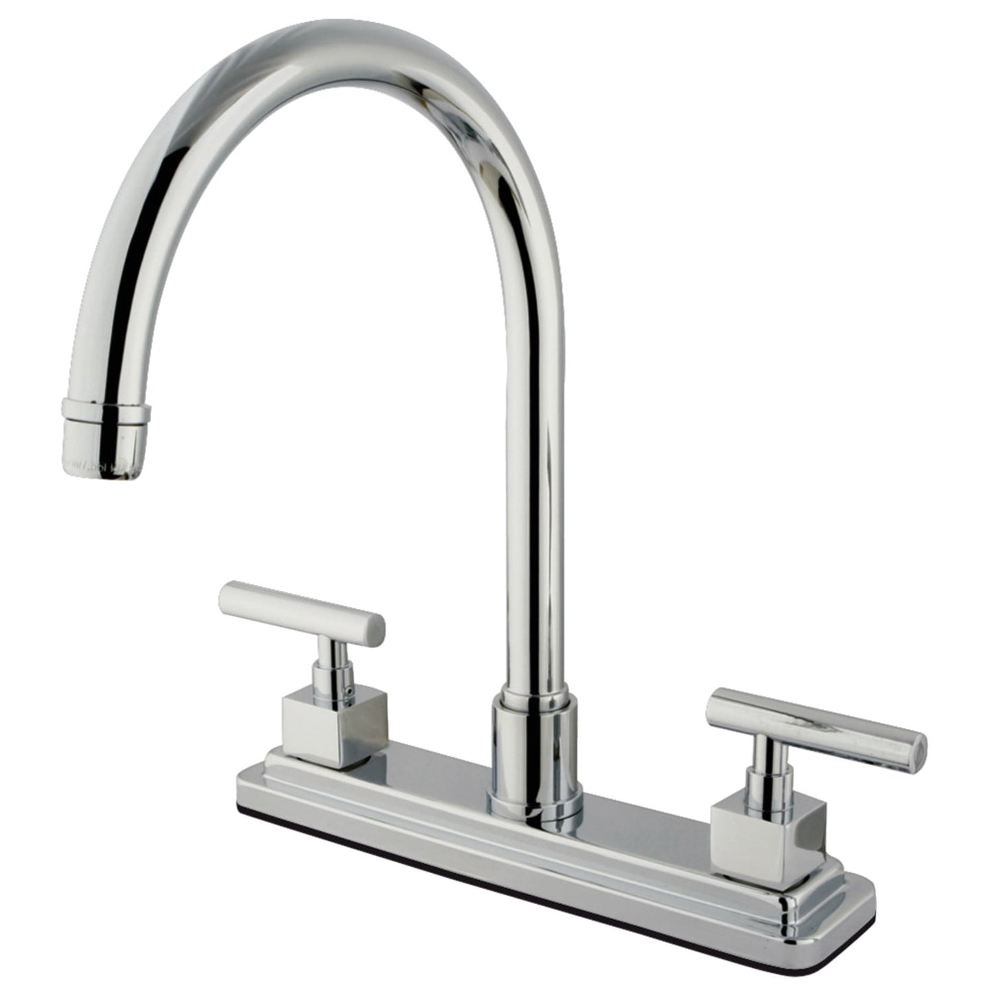 Kingston Brass KS8791CQLLS Claremont Centerset Kitchen Faucet, Polished Chrome