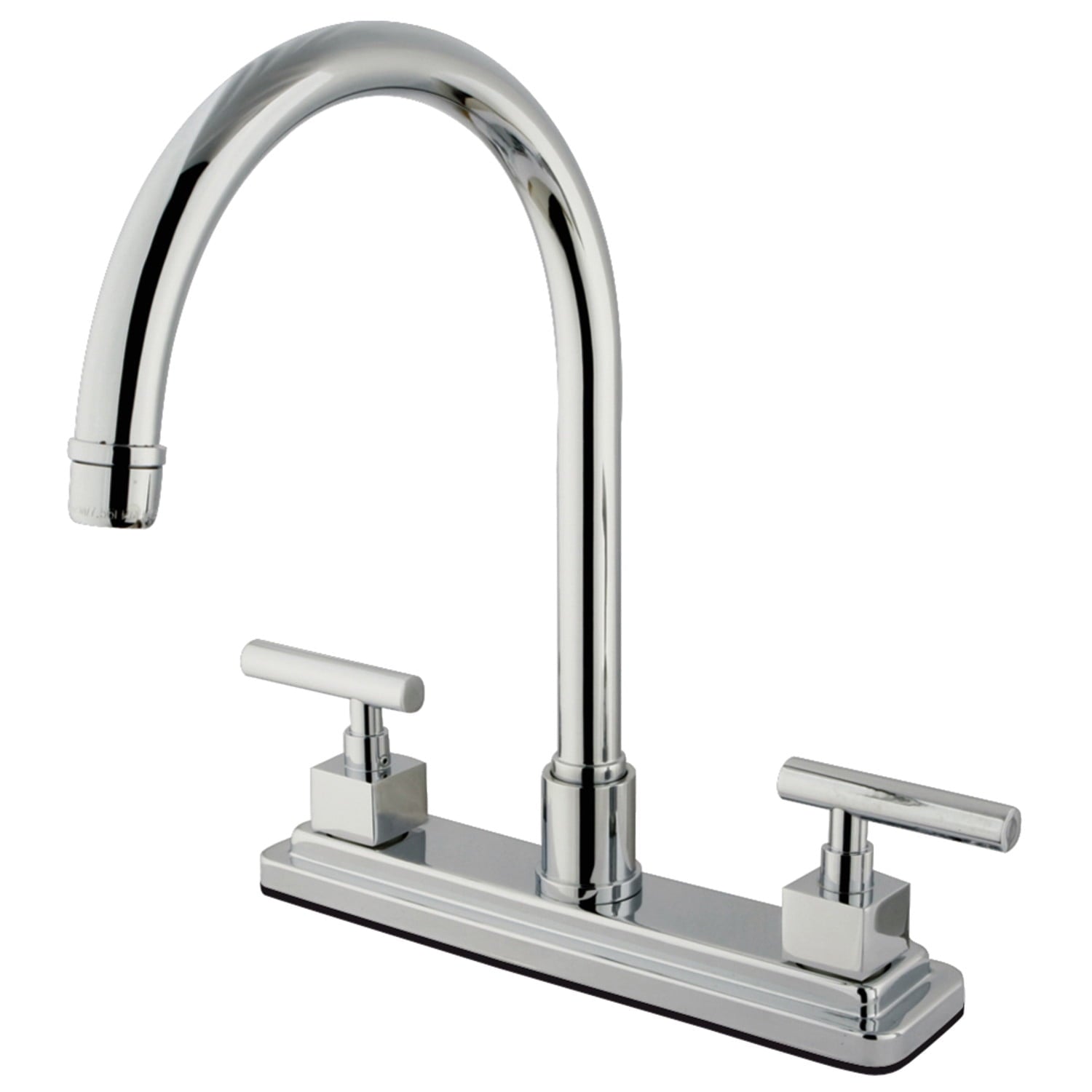 Kingston Brass KS8791CQLLS Claremont Centerset Kitchen Faucet, Polished Chrome