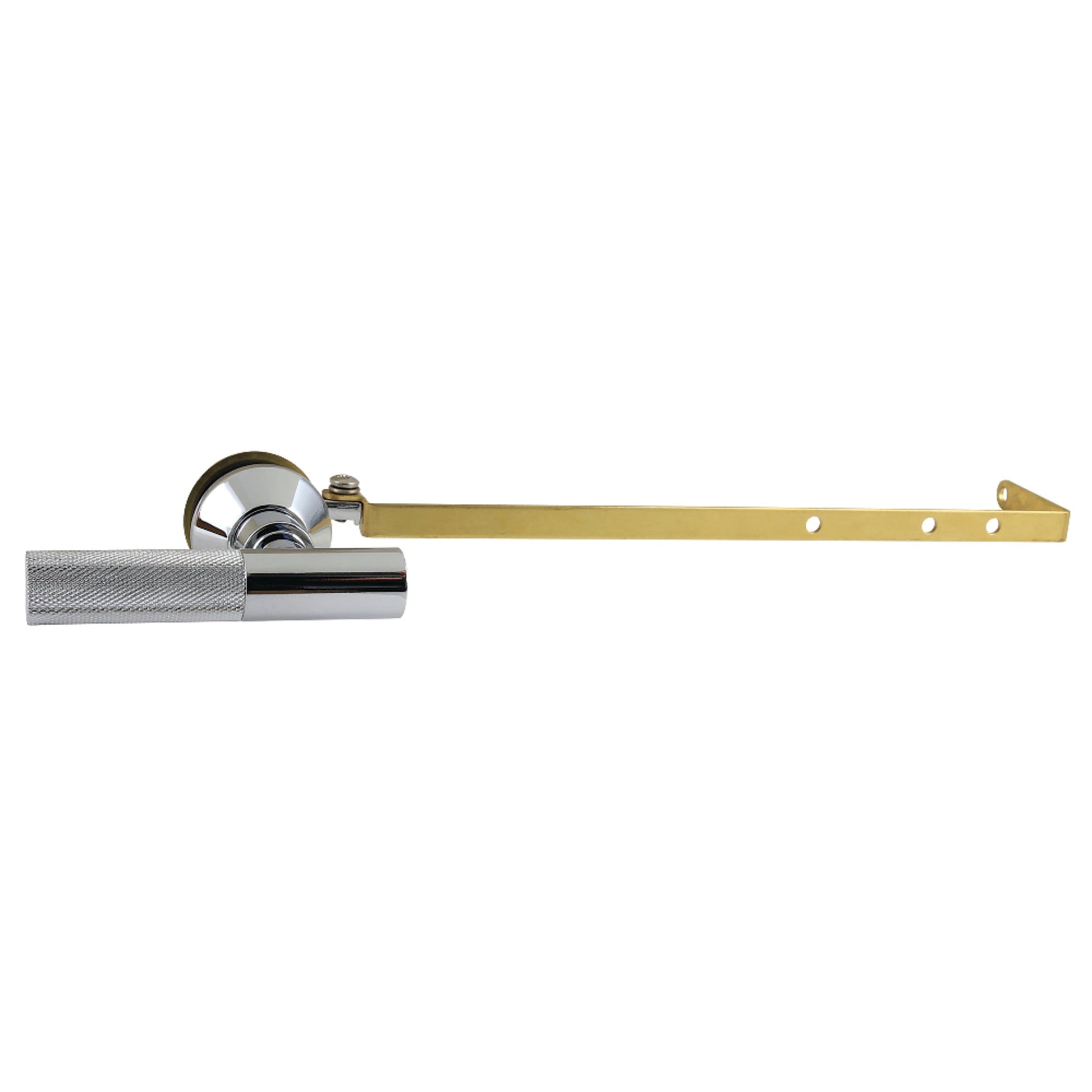 Kingston Brass KTKNLD1 Universal Front or Side Mount Toilet Tank Lever with Knurled Handle in Polished Chrome