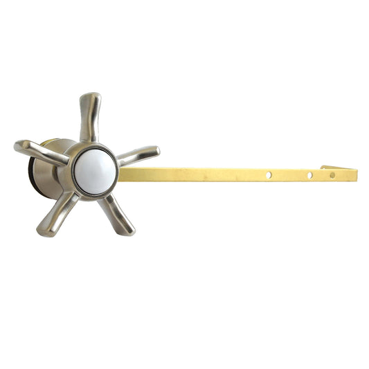 Kingston Brass KTNXD8 Hamilton Universal Front or Side Mount Toilet Tank Lever in Brushed Nickel