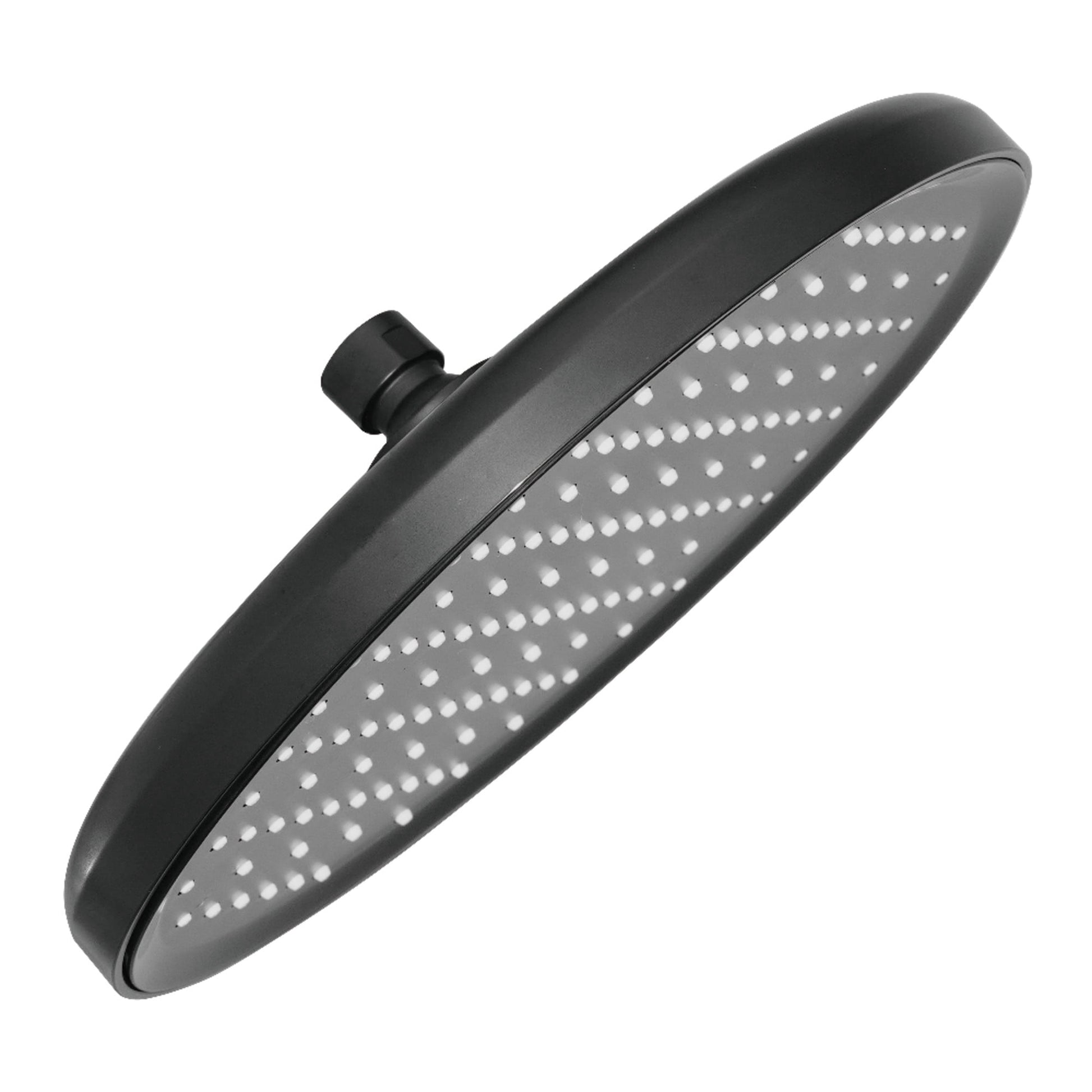 Kingston Brass KX140P0 Slenderain 10" Round Rainfall Shower Head, Matte Black