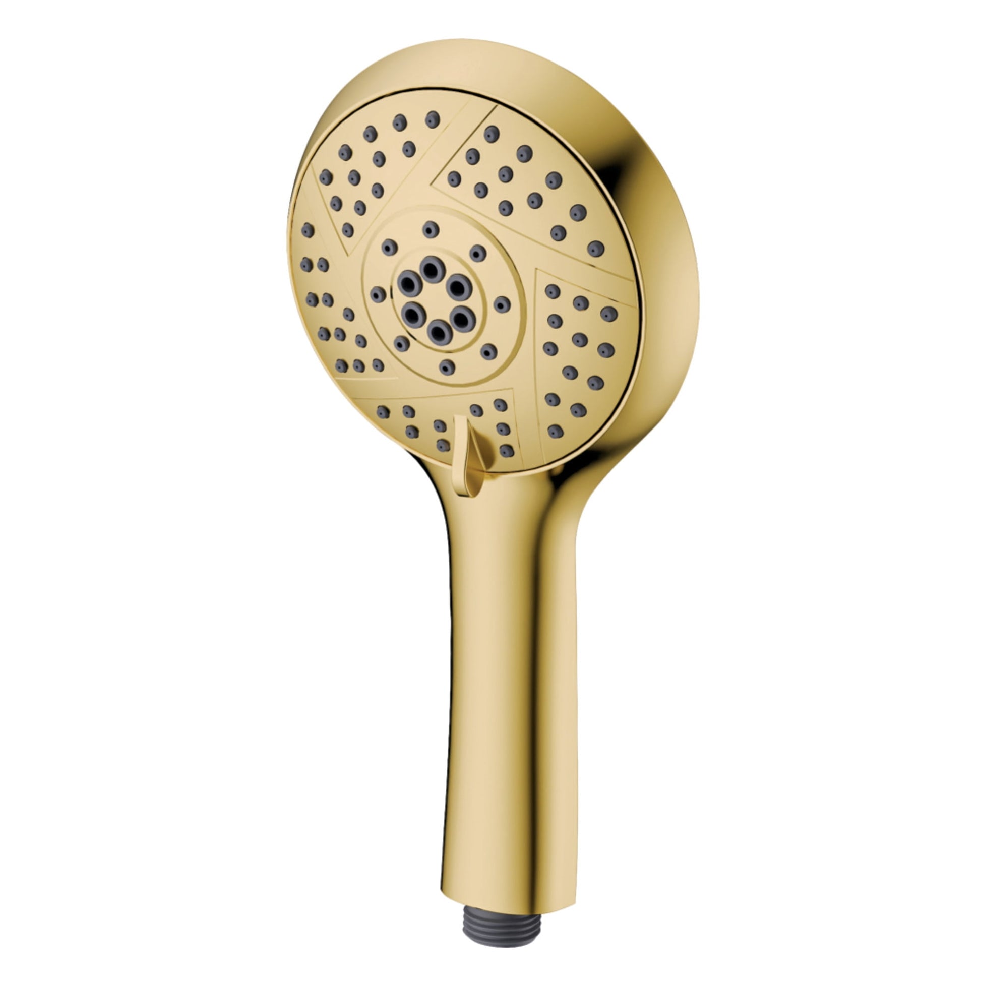 Kingston Brass KXH154A7 Vilbosch 5-Function Round Hand Shower, Brushed Brass