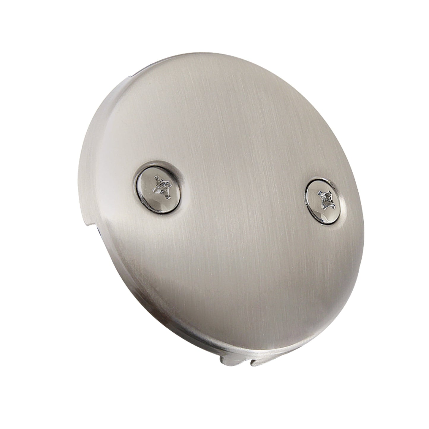 Kingston Brass DTT108 Round Bathtub Overflow Plate in Brushed Nickel