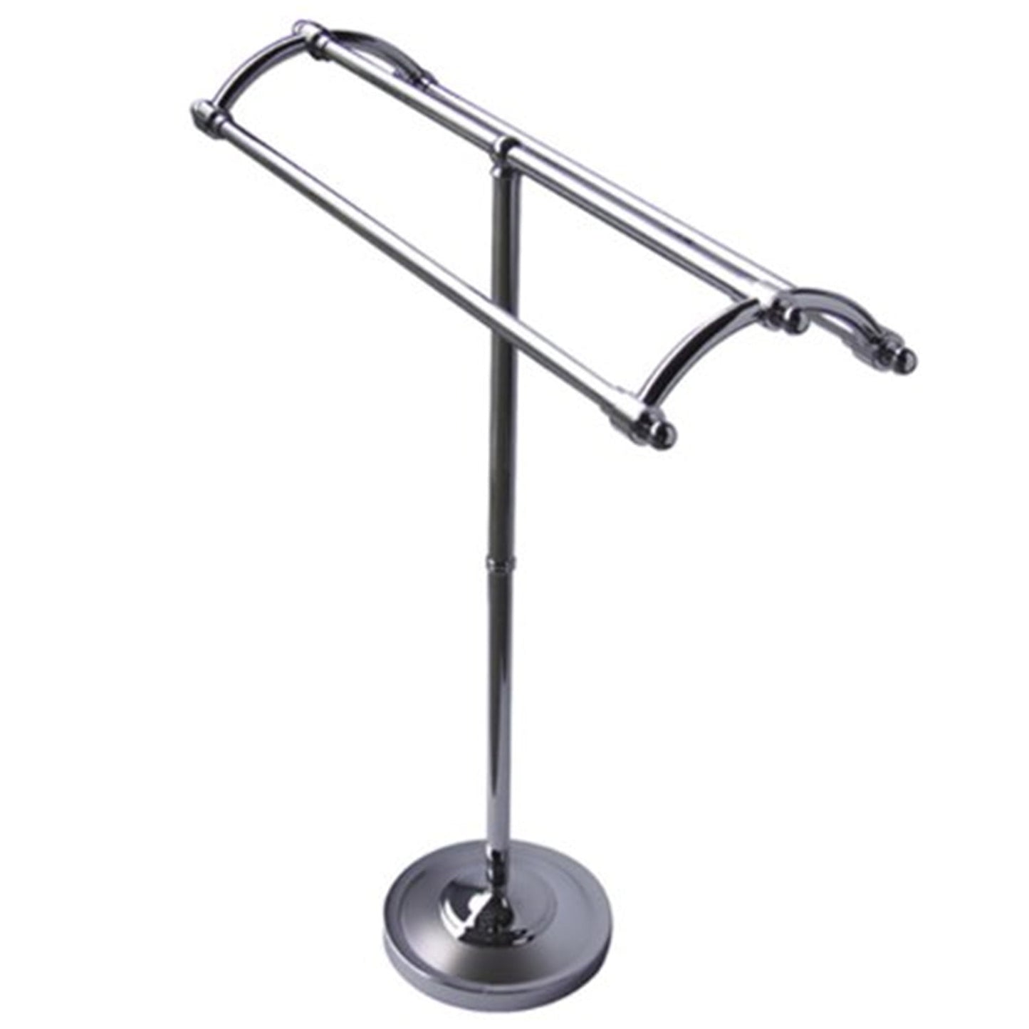 Kingston Brass Edenscape SCC2271 Toallero de Plato Redondo con Pedestal, Cromo Pulido