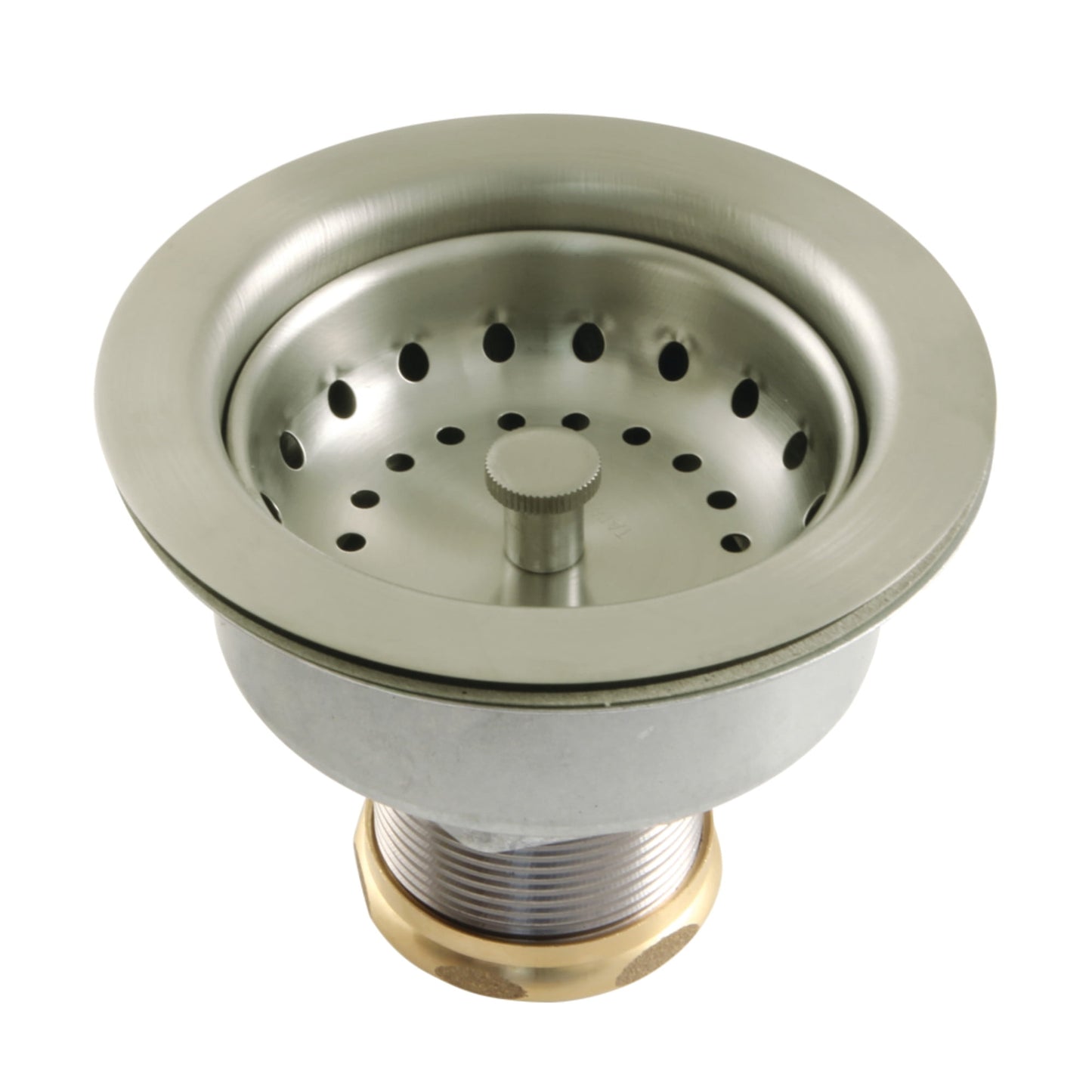 Kingston Brass K112BN Tacoma Kithchen Sink Basket Strainer in Brushed Nickel