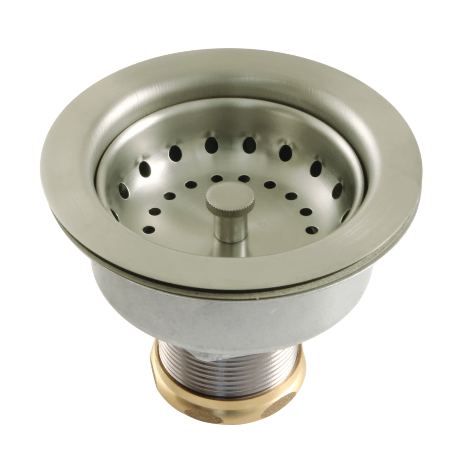 Kingston Brass K112BN Tacoma Kithchen Sink Basket Strainer in Brushed Nickel