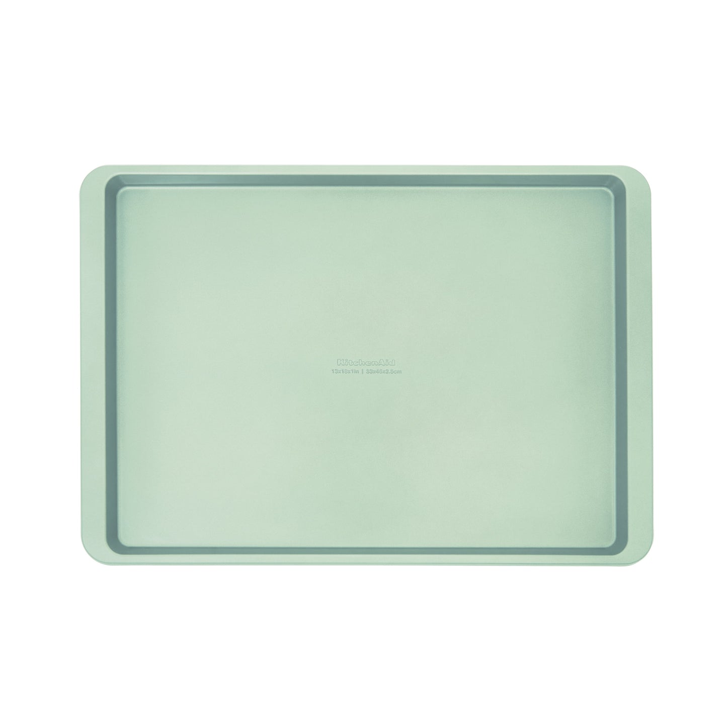 KitchenAid Bandeja para Hornear Galletas de Acero Aluminizado Antiadherente de 13x18 Pulgadas, Verde Pistacho