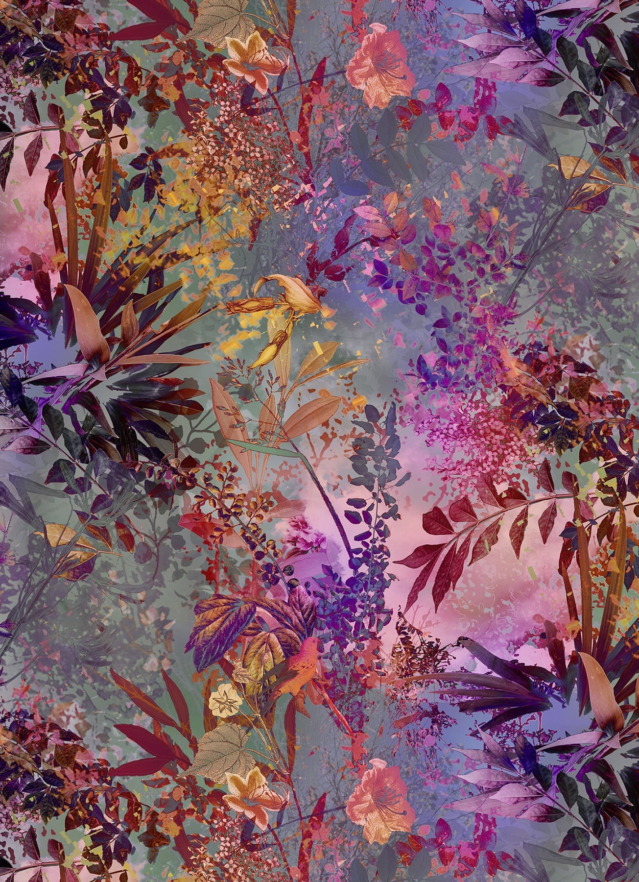 Komar Wish Paste Not Included Non Woven Wall Mural, 98.4-in by 145.2-in