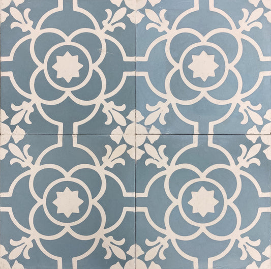Koni Cement Tile Series KCT 11 Regular 8 in X 8 in Handmade Cement Tile (7.11 sq ft/Box)