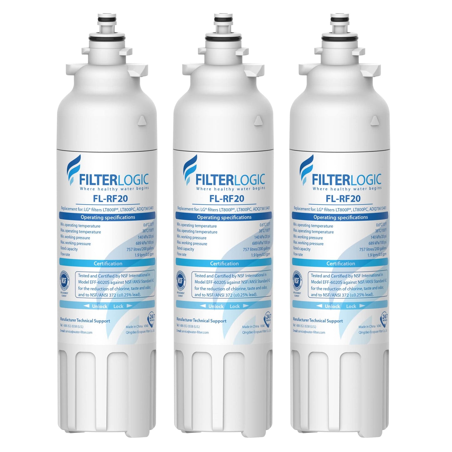 LG Genuine OEM ADQ73613401 Refrigerator Water Filter