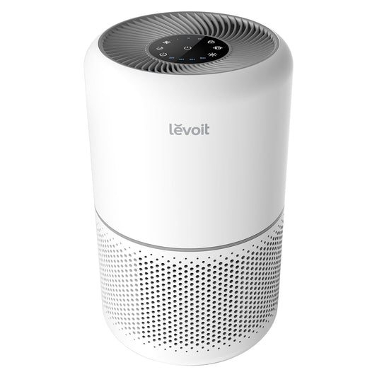 Levoit Core 300-RAC-P 1073 Sq Ft 3-Stage Filtration Living Room and Bedroom Air Purifier, Gray