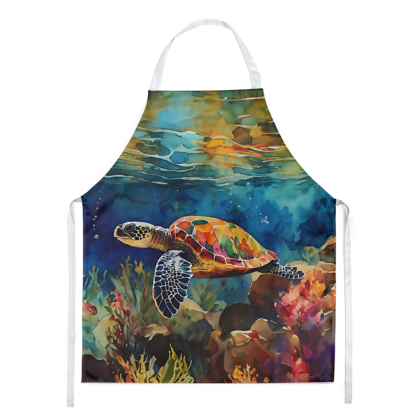 Loggerhead Sea Turtle Apron 27 in x 30 in