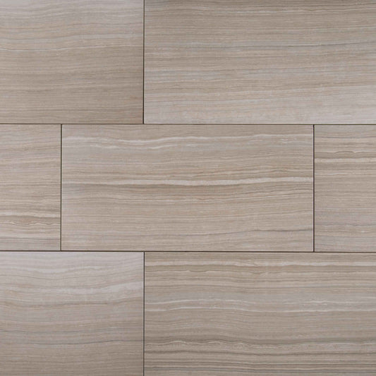 MSI Eramosa Silver 12 In. X 24 In. Glazed Porcelain Floor And Wall Tile