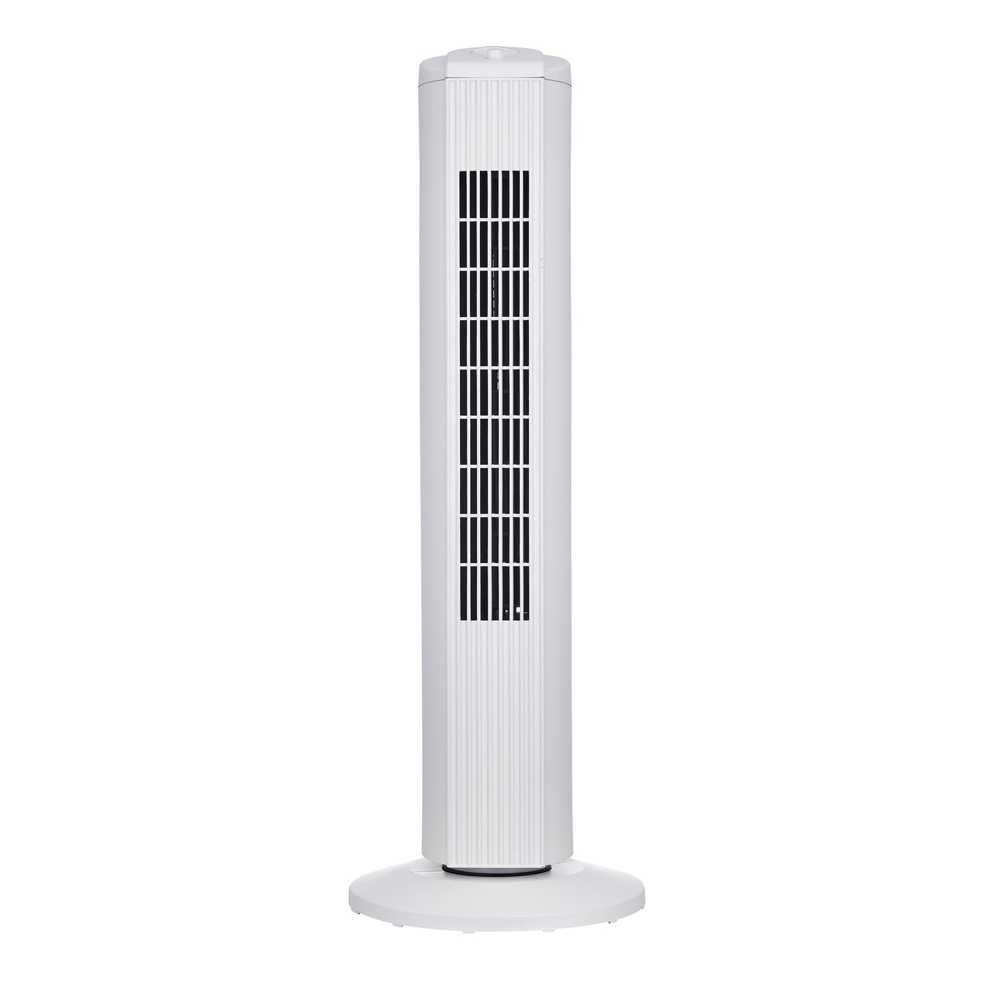 Mainstays 28-Inch 3-Speed White Oscillating Tower Fan
