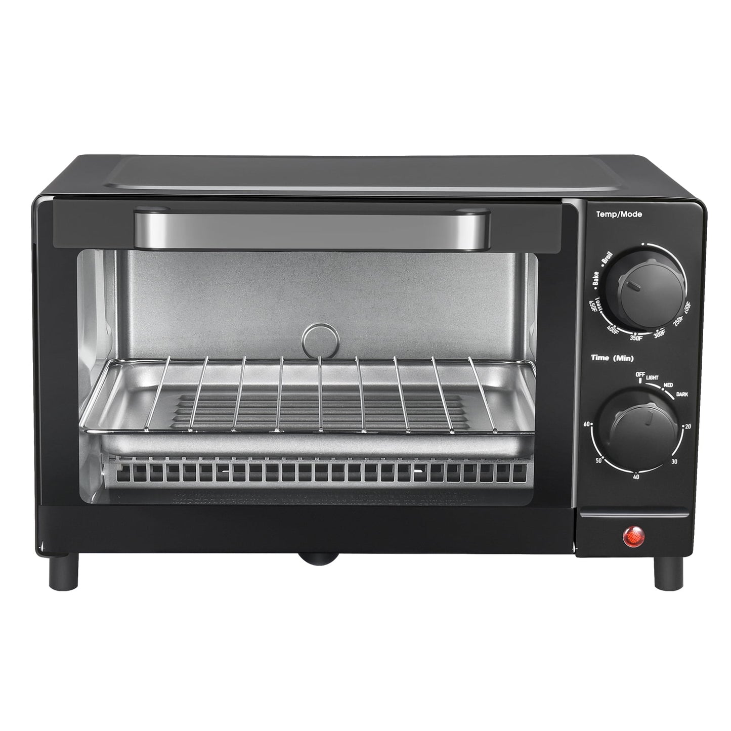 Mainstays 1050 W 4-Slice Toaster Oven with 3 Settings