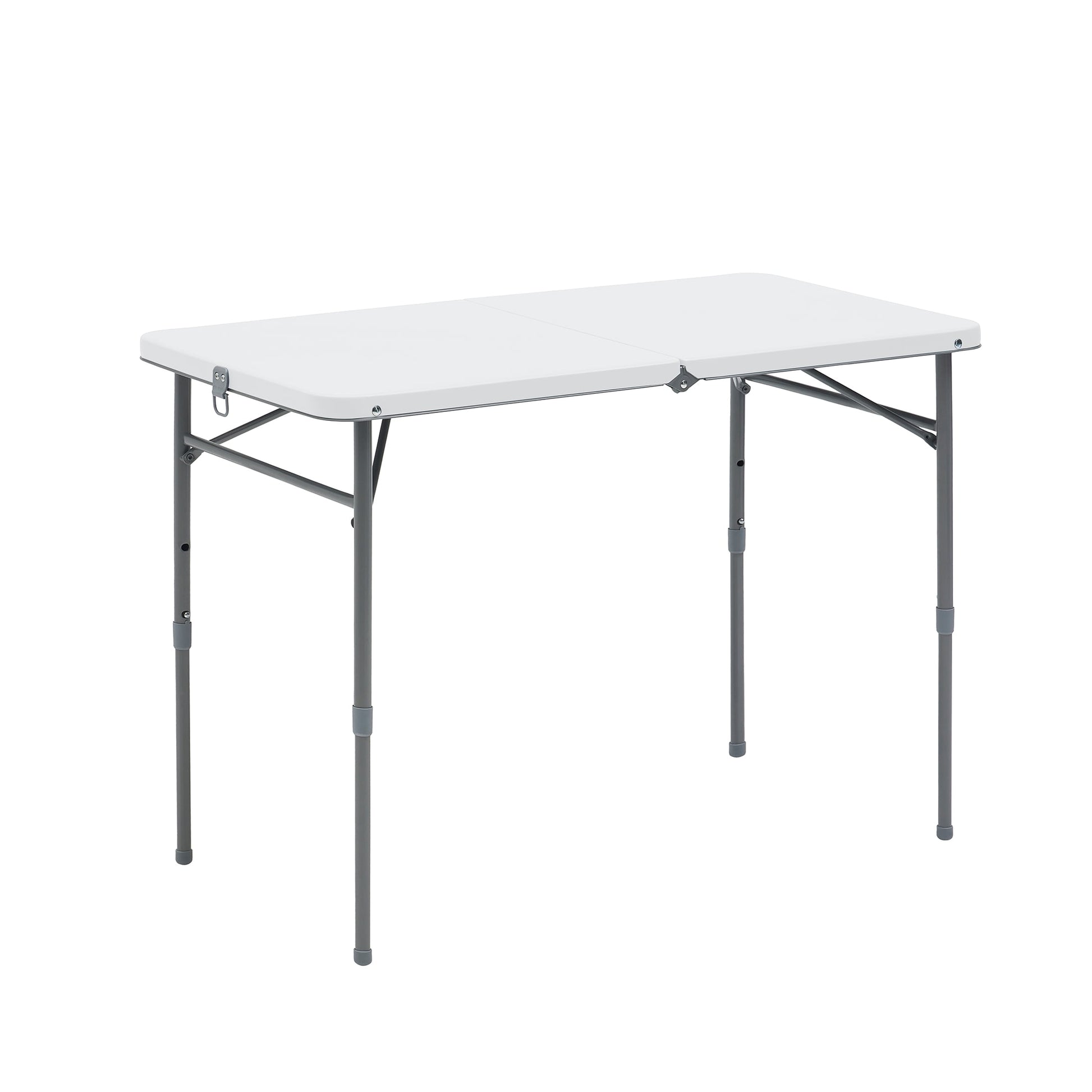 Mainstays 40" Adjustable Height Centerfold Folding Table, White