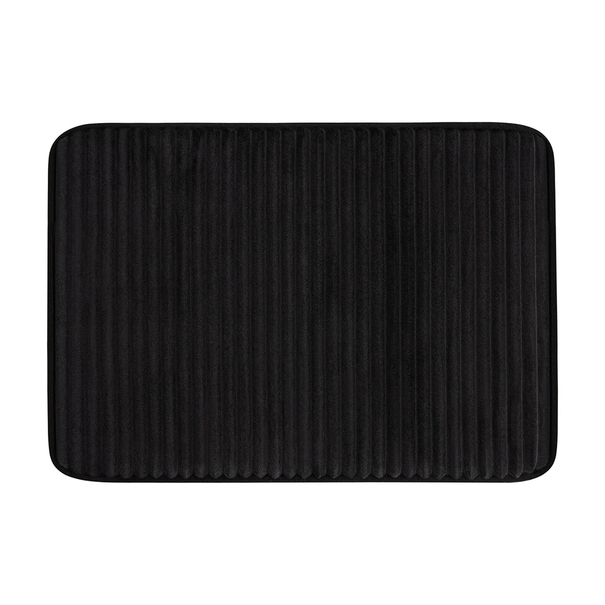 Mainstays Soft Silver 2-Piece Performance Foam 17"x 24" Bath Rug Set