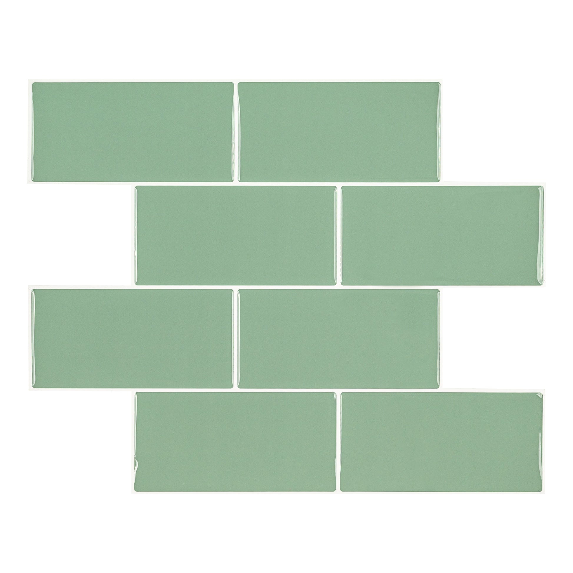 Mainstays 10 in. W x 11 in. L Grey Hexagon Peel & Stick Mosaic Wall Tile (3.04 Sqft / pack)
