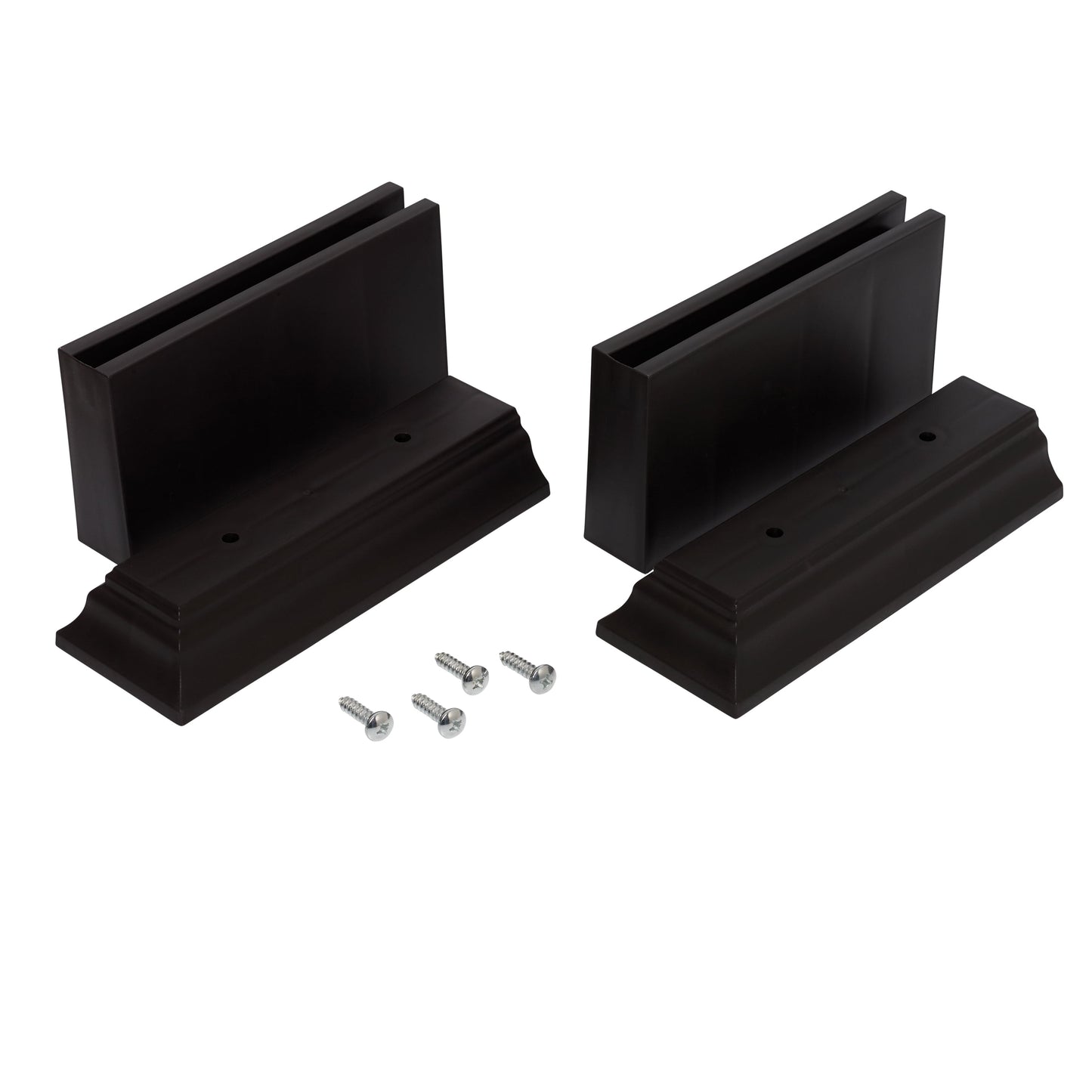 Mainstays Kit de ExtensiÃ³n de Pierna para BaÃ±o sobre el Inodoro Spacesaver, PlÃ¡stico Resistente, Espresso, Juego de 2