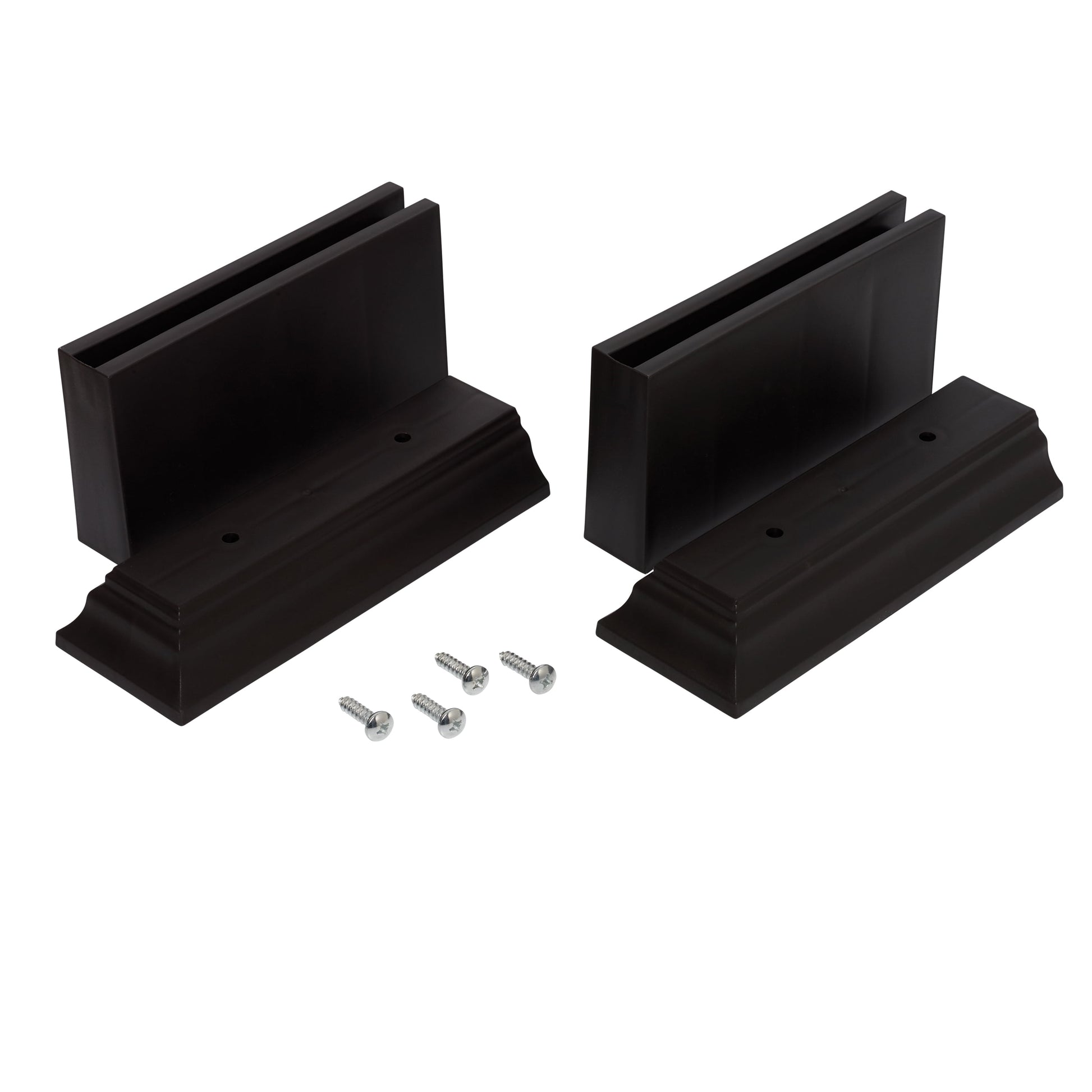 Mainstays Kit de ExtensiÃ³n de Pierna para BaÃ±o sobre el Inodoro Spacesaver, PlÃ¡stico Resistente, Espresso, Juego de 2