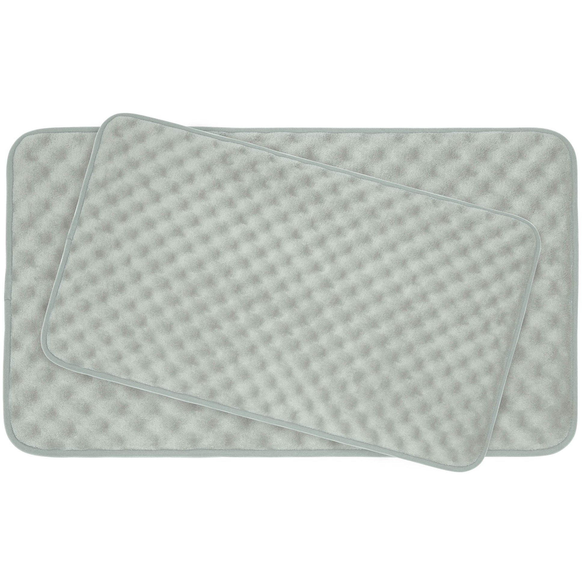 Massage Premium 2-Piece Memory Foam Bath Mat Set