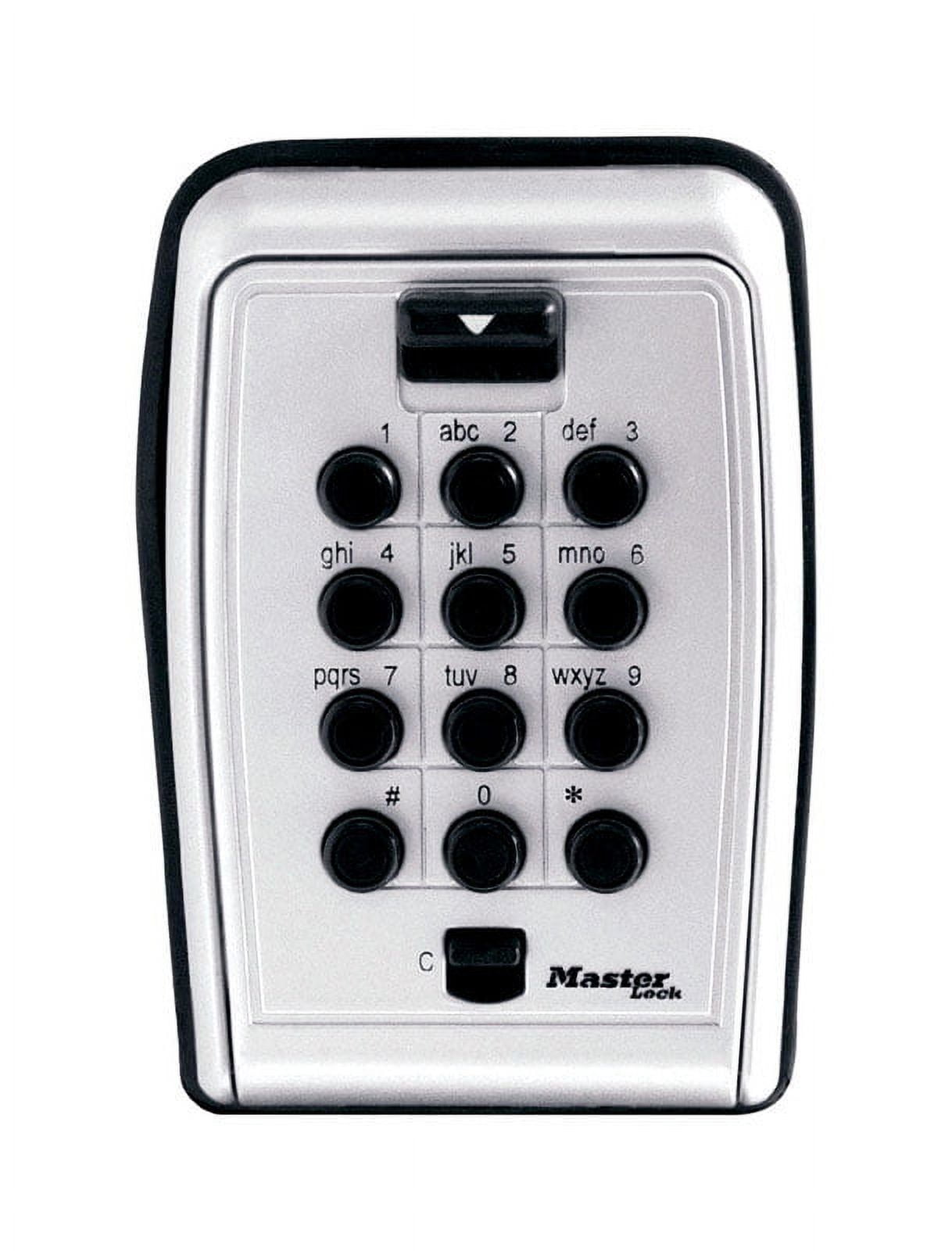 Master Lock Portable Push Button Combination Lock Box, Metal, 5423D