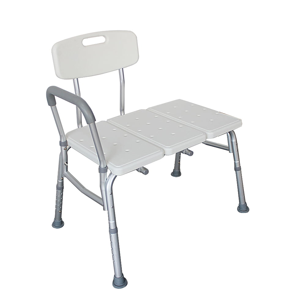 Round Stool with Lines Rotation Bar Stool White