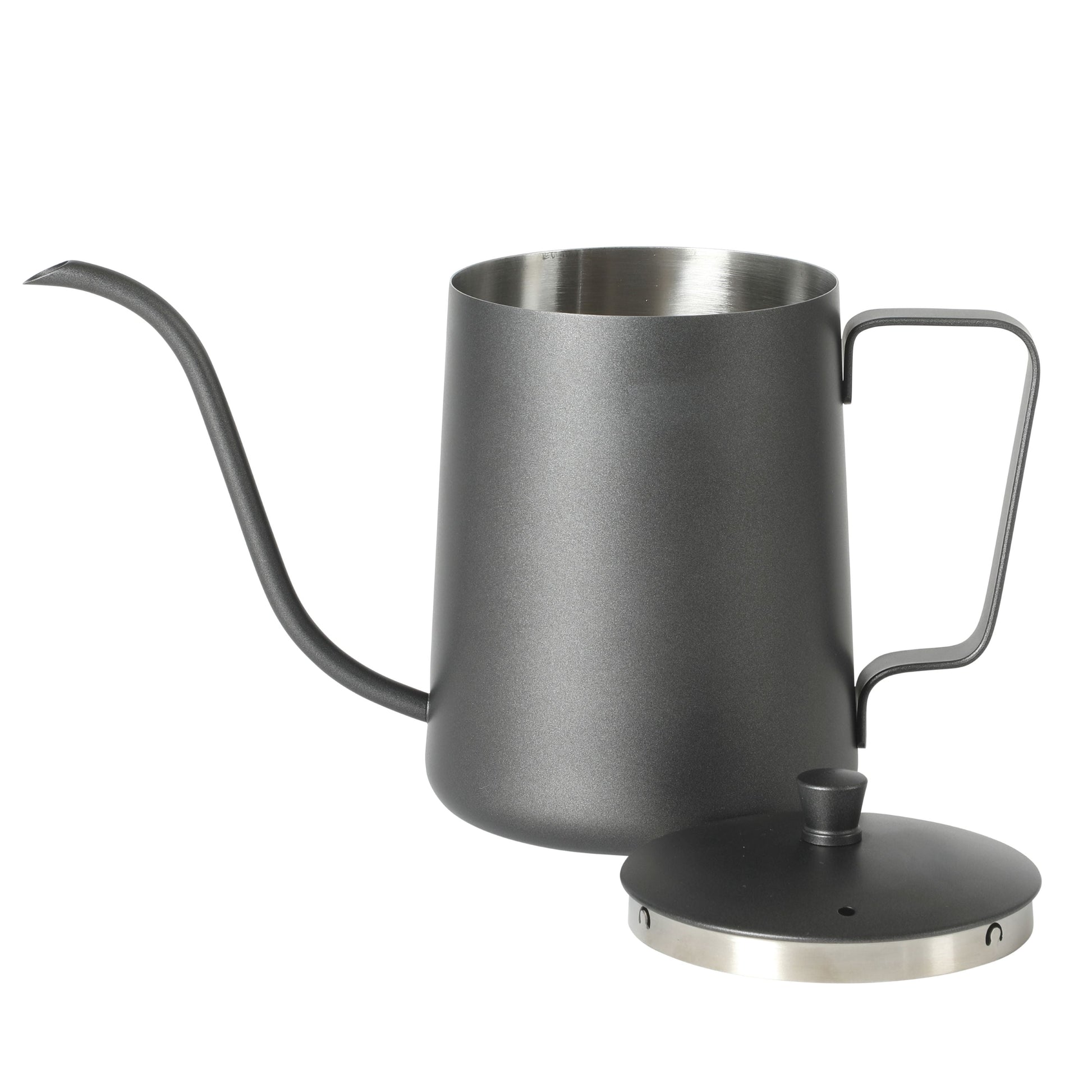Mr. Coffee Stillbrook 1.2 L Black Gooseneck Tea Kettle