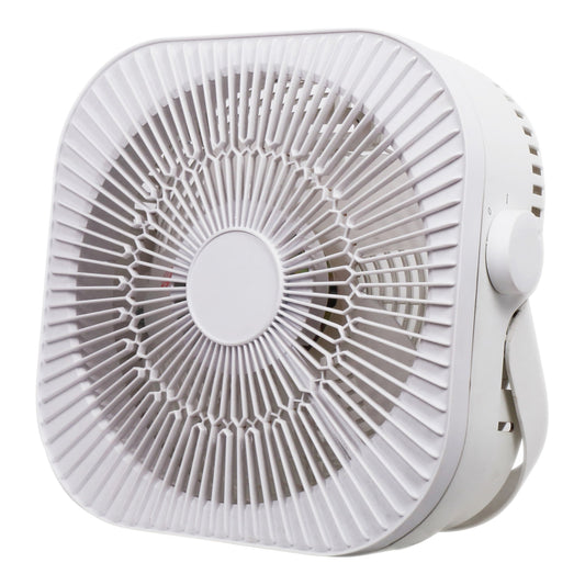 Optimus 12-In. 2-Speed 40-Watt Box Fan, F-1023, White