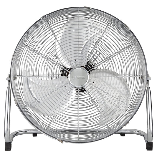 12" Industrial Grade High Velocity Fan - Chrome Grill