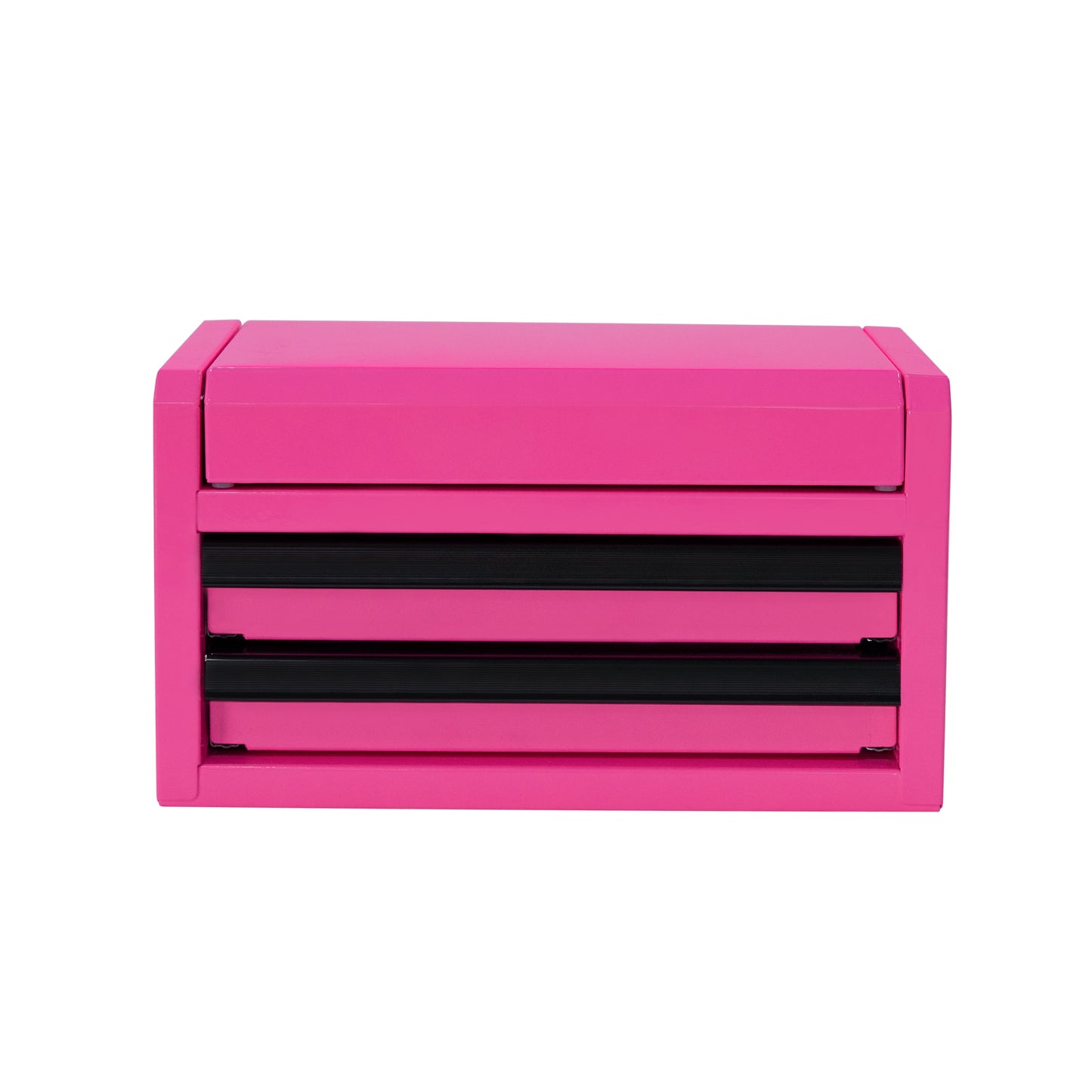 Hyper Tough Mini 10-inch 2-Drawer Steel Toolbox â€“ Pink