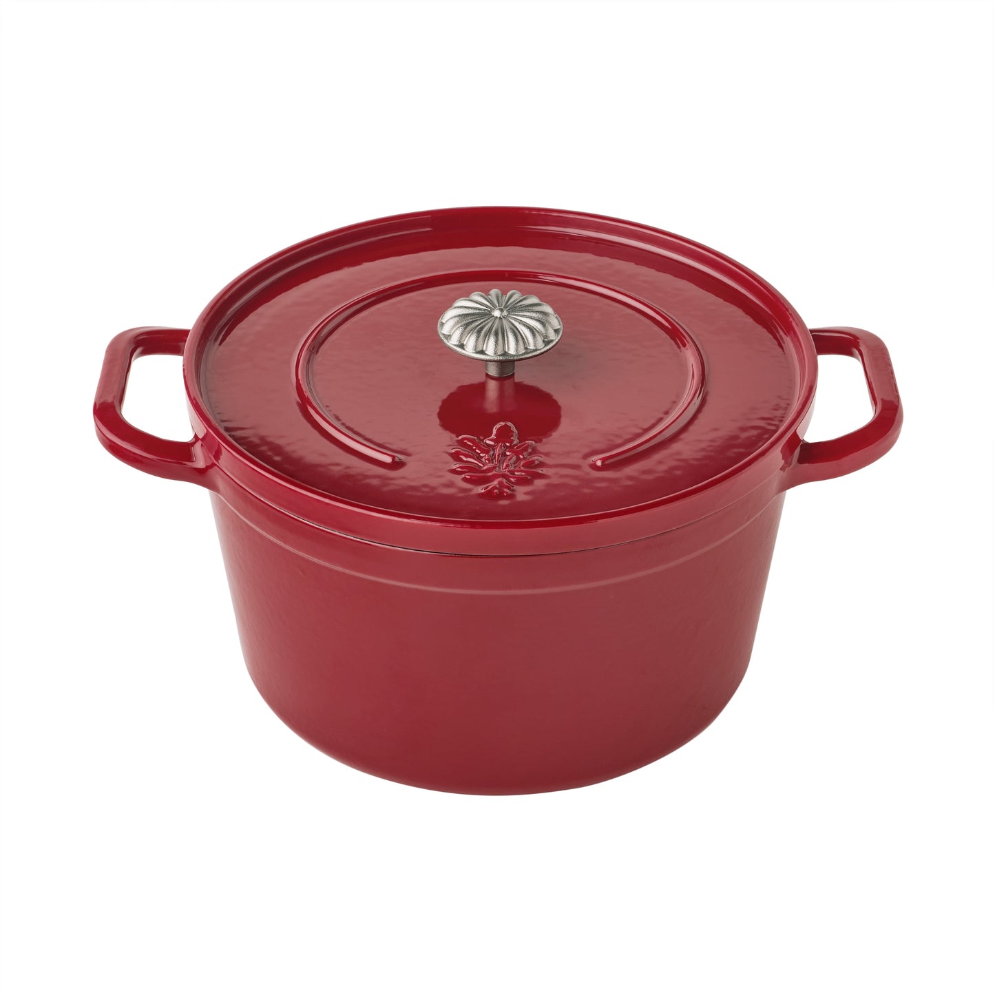 The Pioneer Woman 5-Quart Enamel Cast Iron Dutch Oven with Lid,  Red