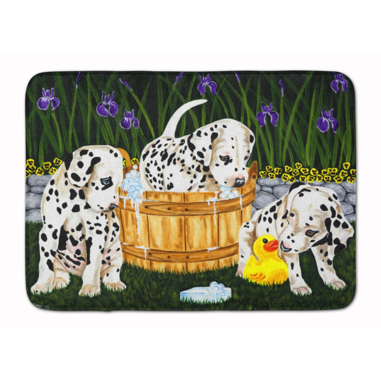Pass the Soap Dalmatian Machine Washable Memory Foam Mat