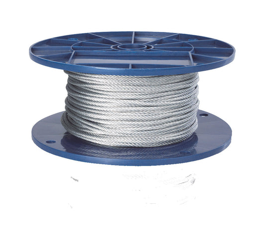 Peerless 4500705 1/4- 5/16" Cable 200 Ft/Reel, Vinyl Coated Wire Rope 7X19
