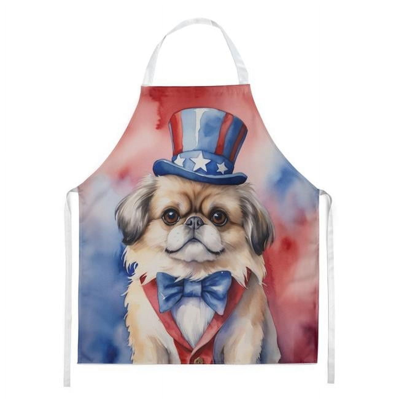 Pekingese Patriotic American Apron 27 in x 30 in
