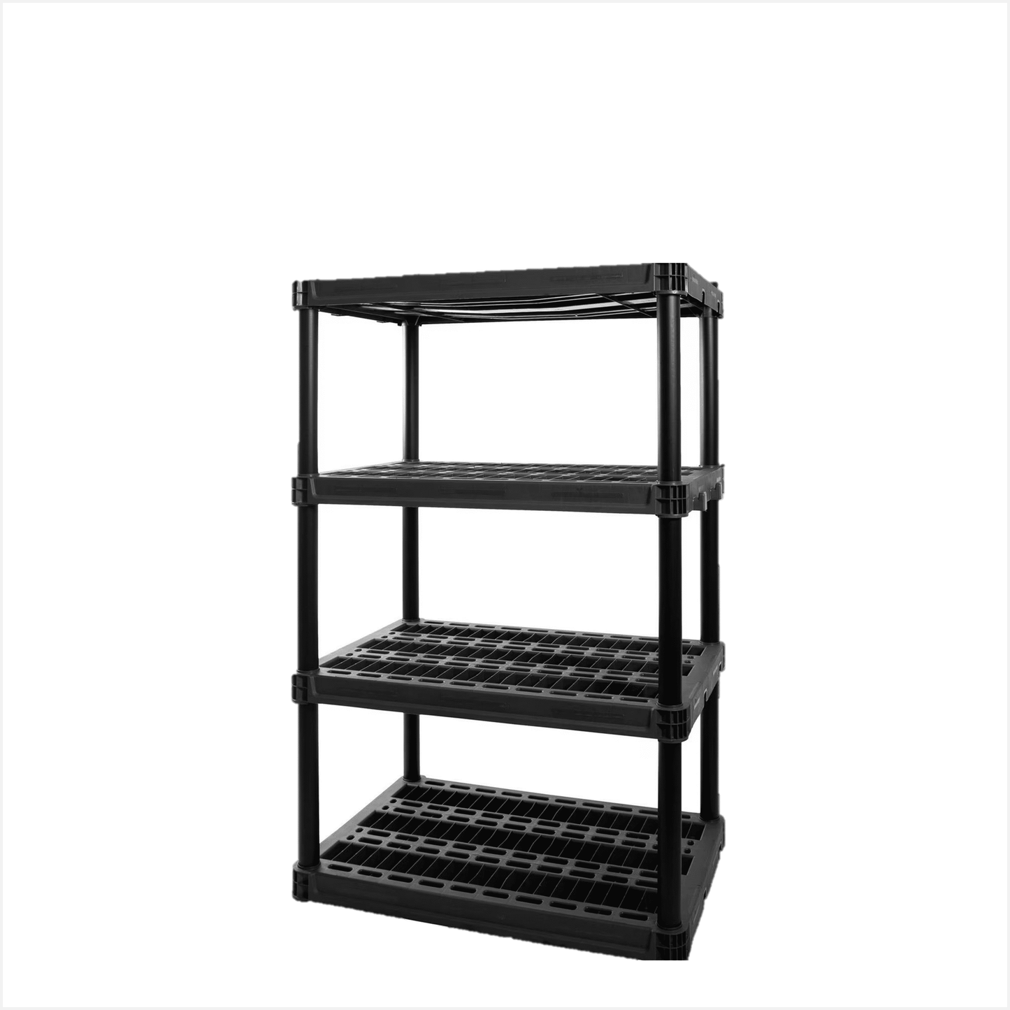 Plano 4-Shelf Extra Heavy Duty Plastic Storage Shelf Unit, 56â€ x 36â€ x 24â€, 800lb Capacity