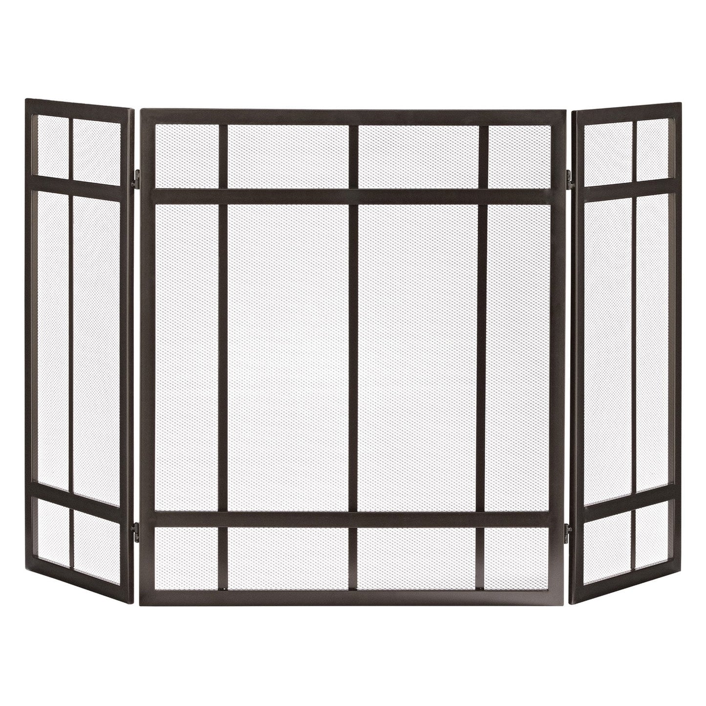 Pleasant Hearth FA017SB Mission Style Fireplace Screen