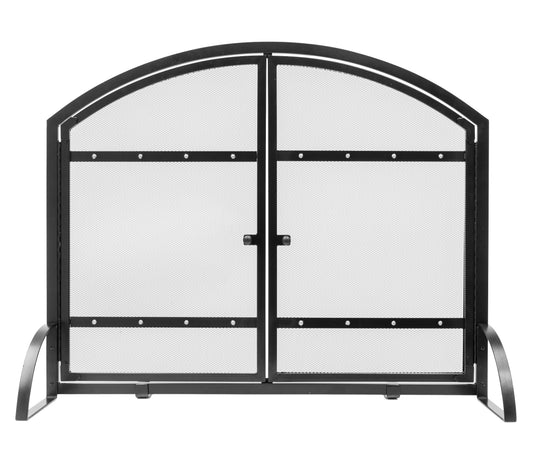 Pleasant Hearth Harper Fireplace Screen with Doors