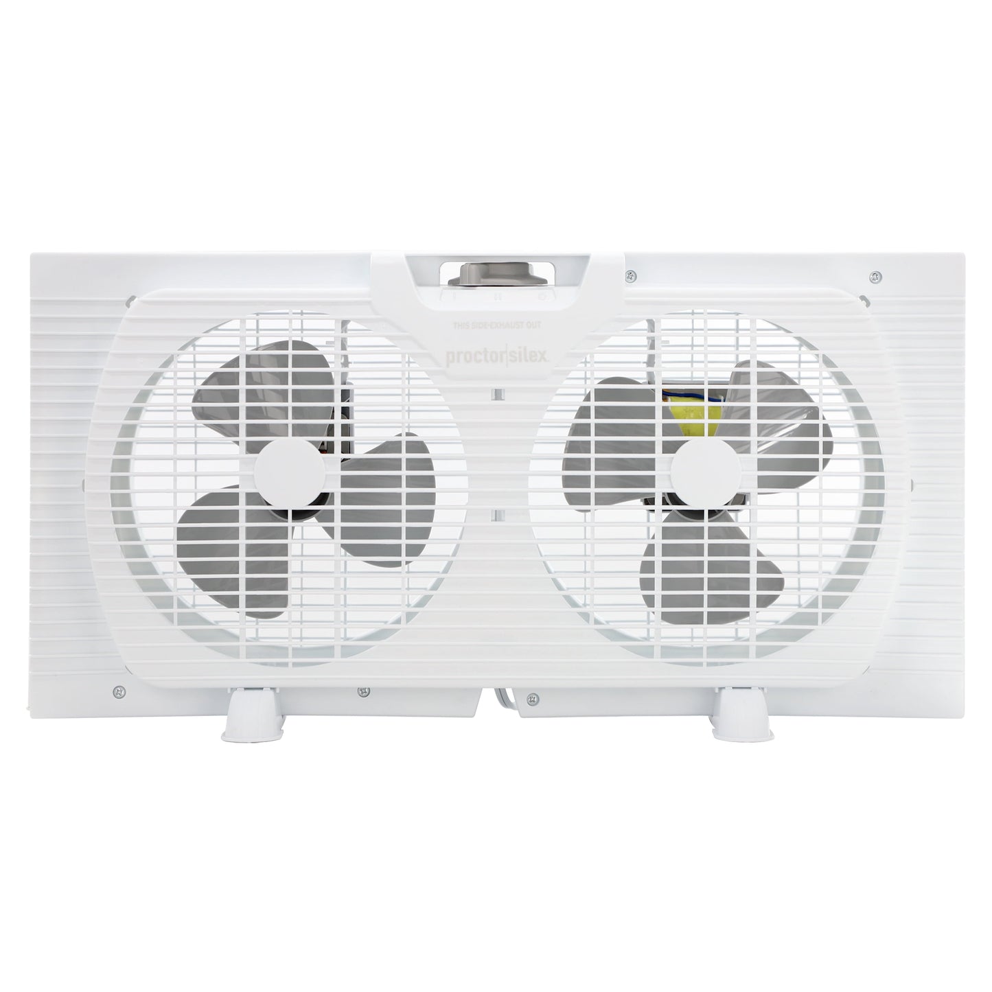 Proctor Silex 9 Inch 56W Twin Window Fan in White