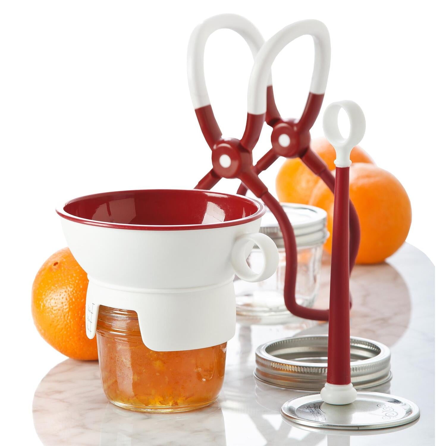 Prepworks 3-Piece Canning Kit with Jar Lifter, Magnetic Lid Lifter and Funnel, Complete Canning Supplies Set for Water Bath and Pressure Canning, Fits Regular and Wide Mouth Mason Jars