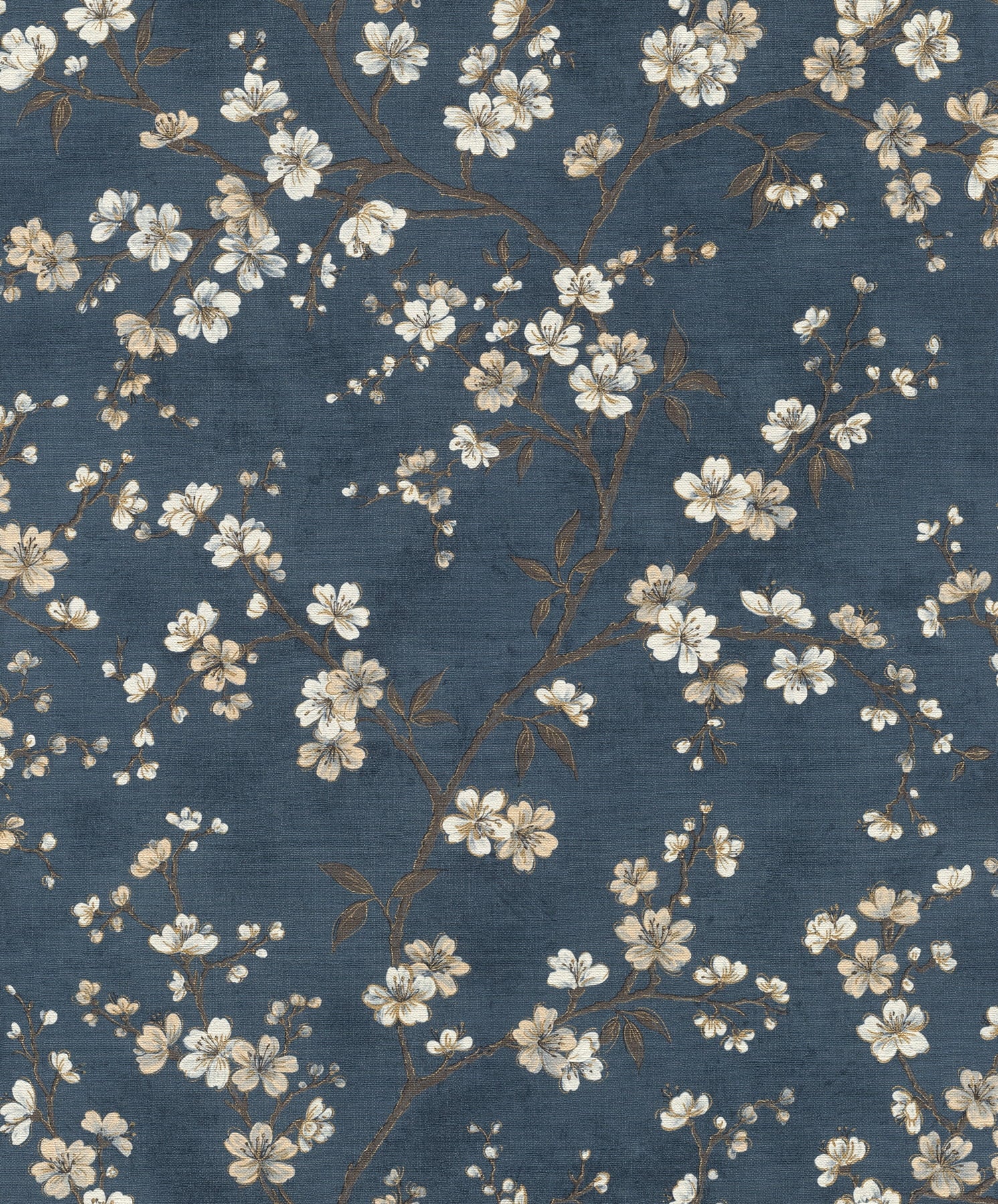 Rasch Tsubomi Blue Cherry Blossom Wallpaper