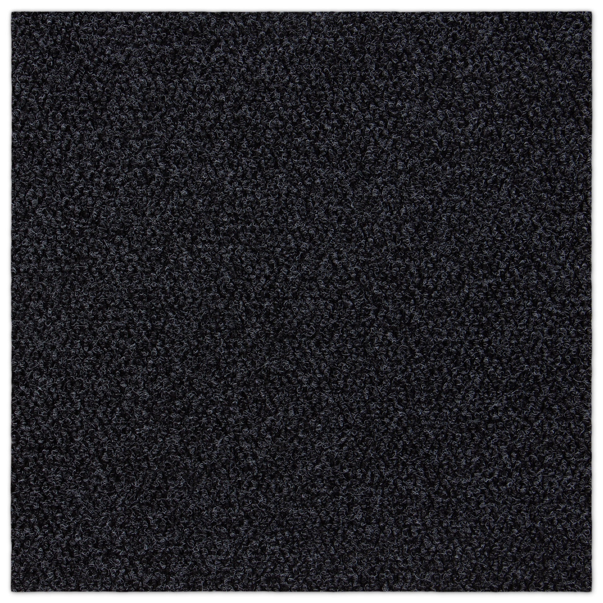 EAZY Floor Rocket Hobnail Black Residential 24 in. x 24 in. Peel and Stick Carpet Tile Square 48 Sq. ft. 12 Tiles Per Box