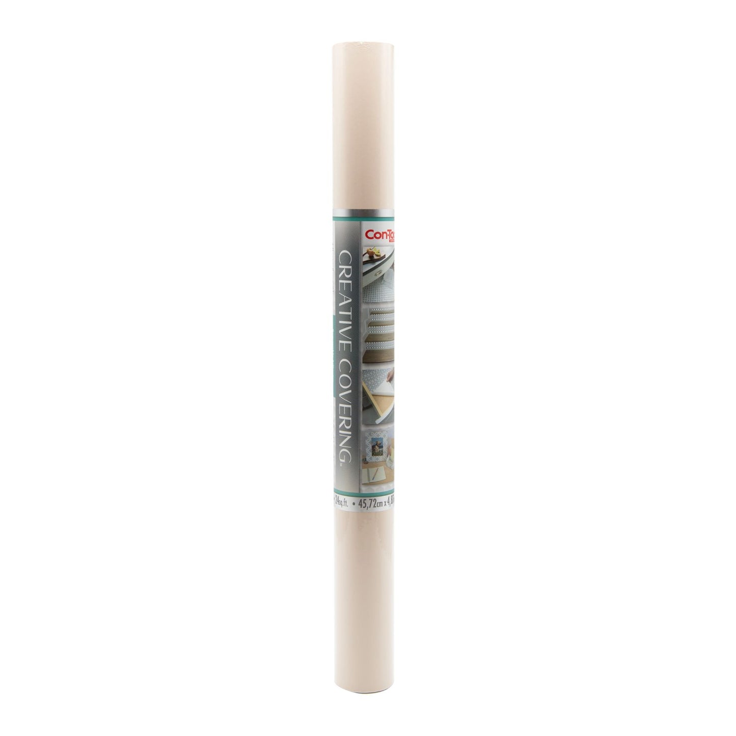 Con-Tact Creative Coveringâ„¢ Solid Color White Vinyl, 18 in. x 16 ft., Well Suited to Surface Protection and Shelf Organization